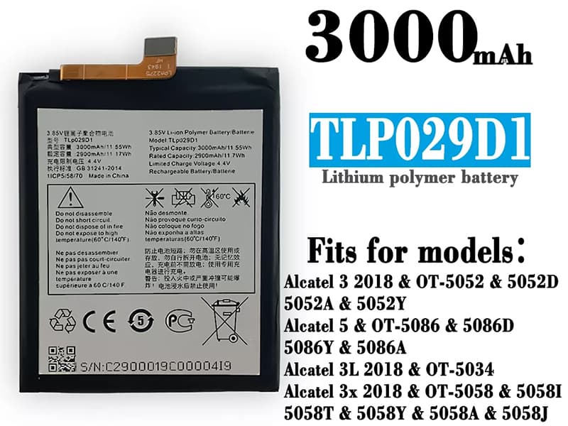 Alcatel TLP029D1